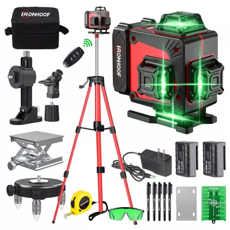 Nível a Laser com Tripé Recarregável Verde 16 L