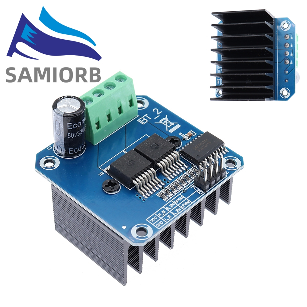 Módulo De Driver De Motor De Alta Potência Duplo BTS7960 43A H-bridge/Diagnóstico De Corrente De Car