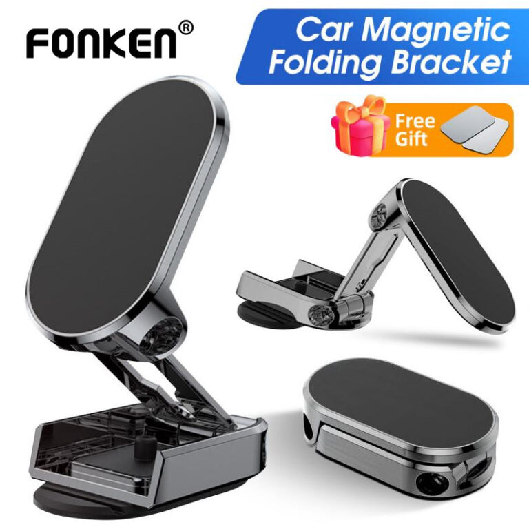 Fonken Dobrável Suporte Do Telefone Carro Rotativ