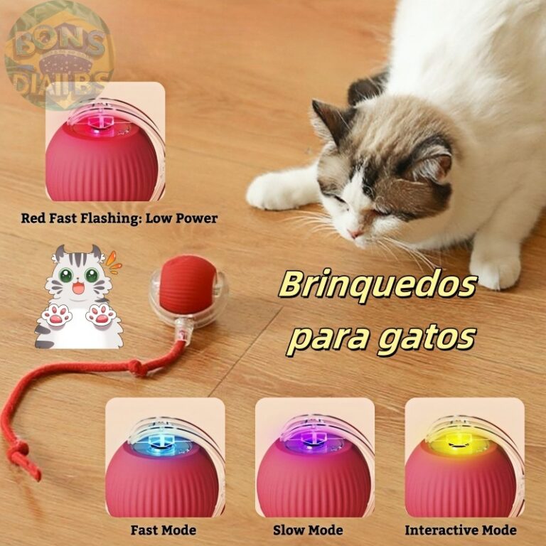 Brinquedos Inteligentes Para Gatos Bola De Rolamen