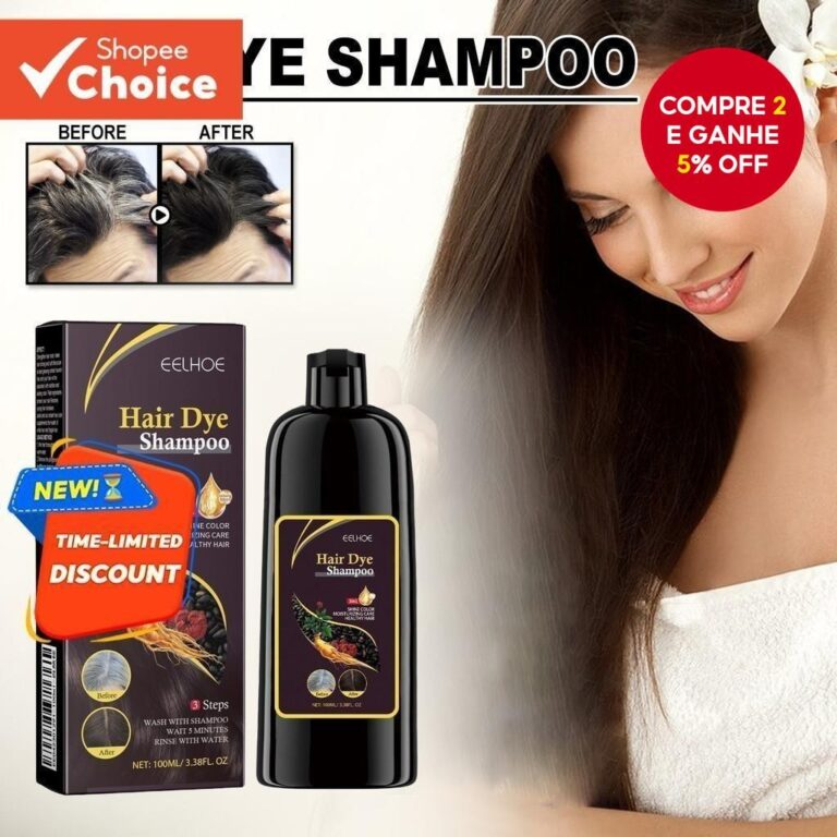 Shampoo He Shou Wu Hair-Hidrata , Repara E Melhora