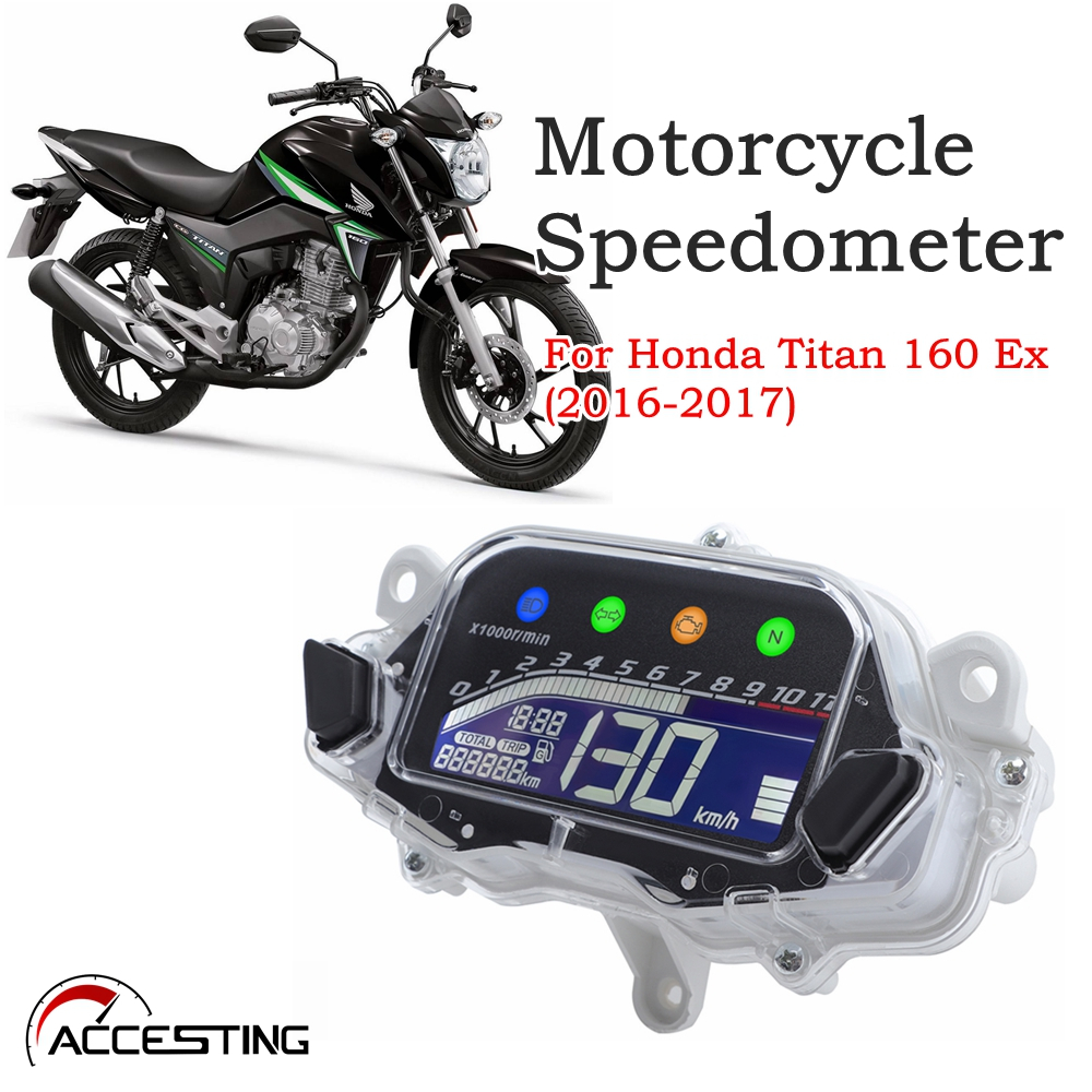 Painel digital de motocicleta para Honda Titan 160 Ex 2016 2017 Cg 160 Fan/Charge 160 2018 2019 2020