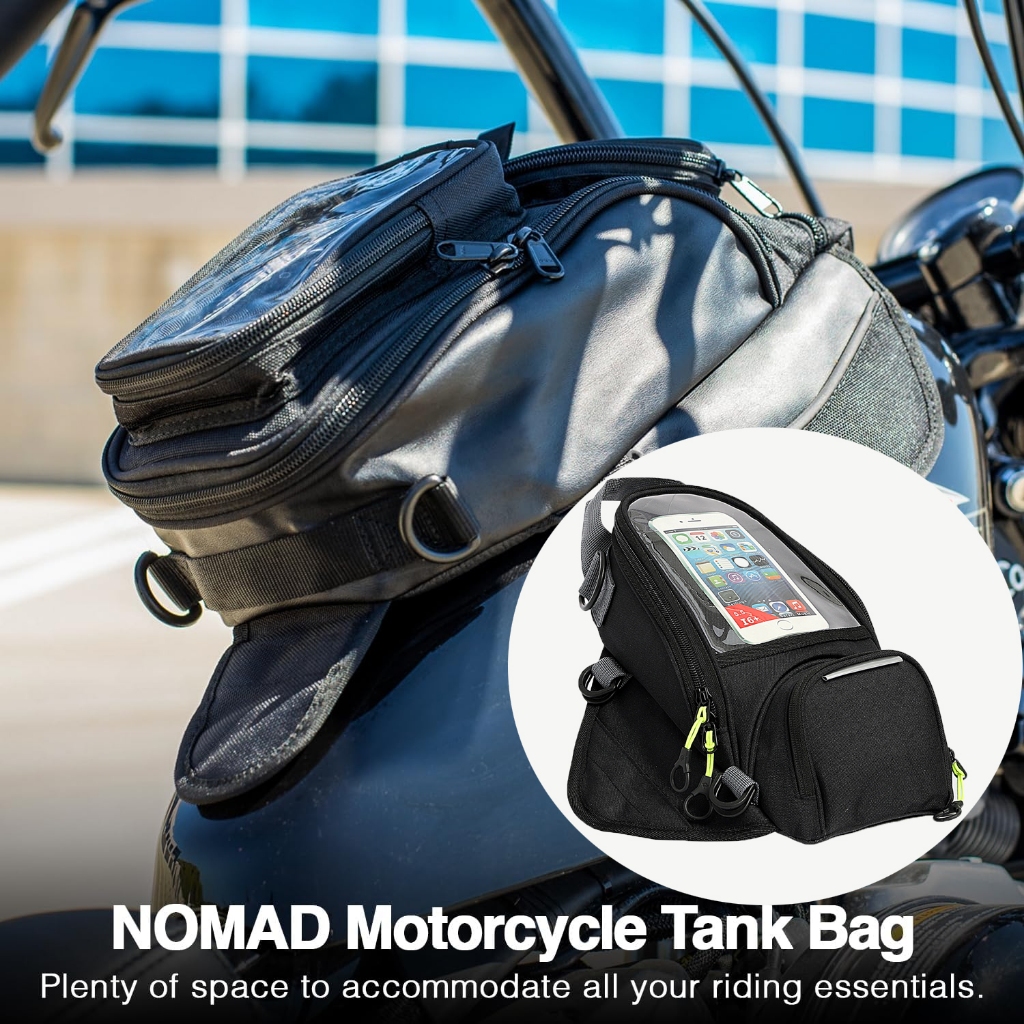 Alforge Bolsa Mala Universal De Tanque Da Moto Com Imã
