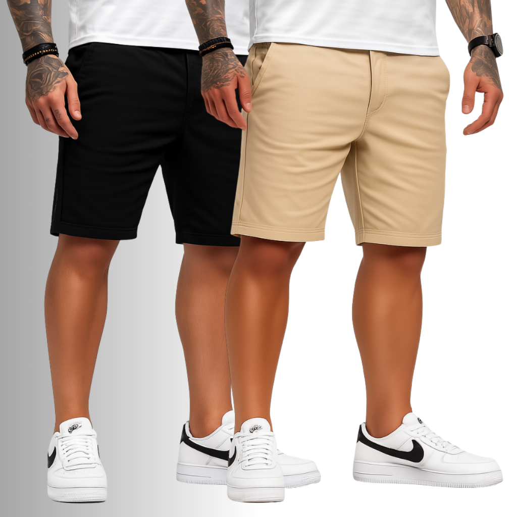 Kit Bermuda Sarja Colorida Premium Masculino Diversa Cores