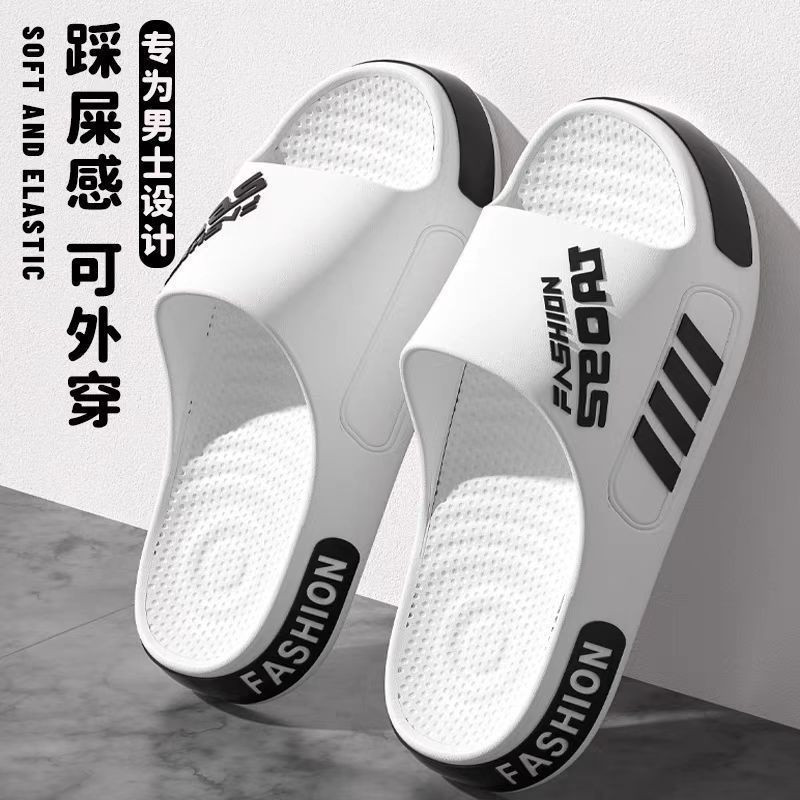 Ready Stock Estilo de Eva Men Tamanho Grande Moda Sandálias Estudante Outdoor Chinelos Anti-Slip Ch