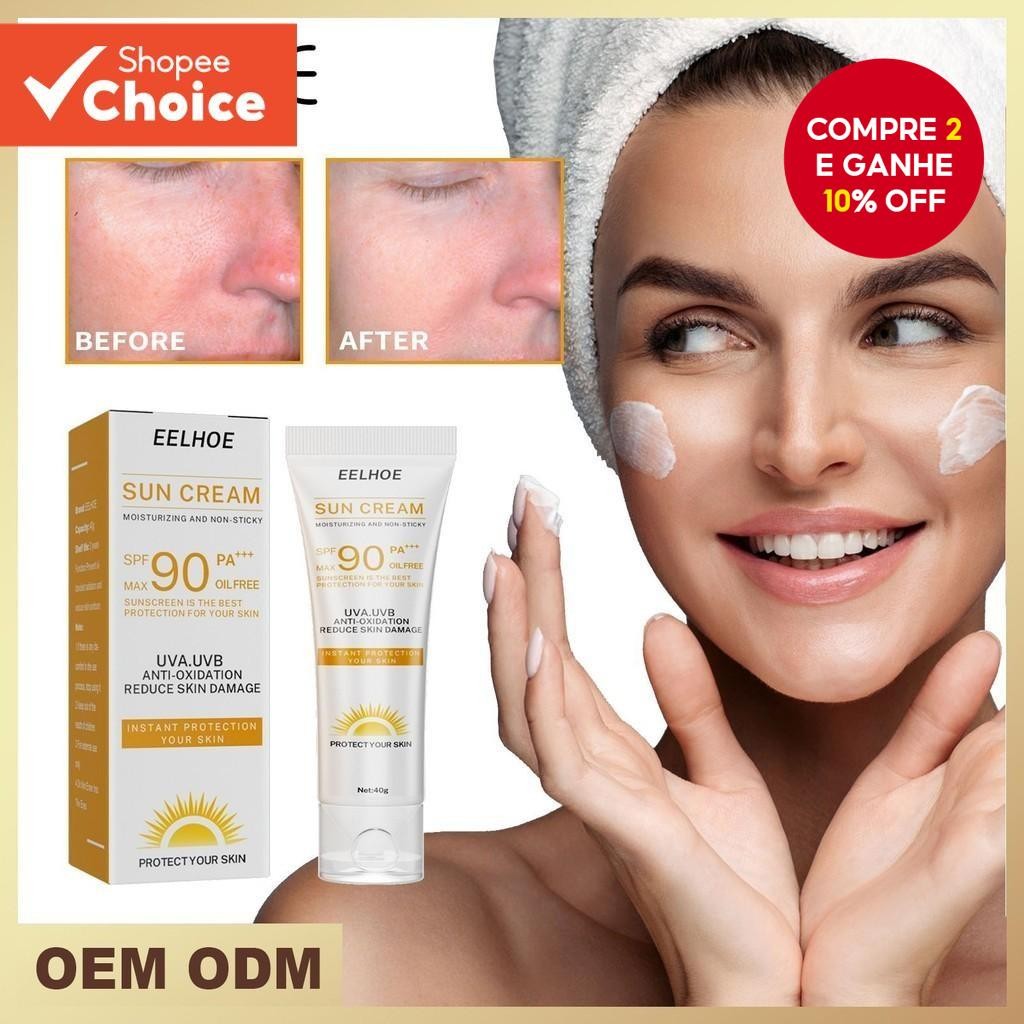 Eelhoe Creme Solar Proteção De Umidade Facial Corpo Pele Protetora Cuidados Com A Summerti me Refres