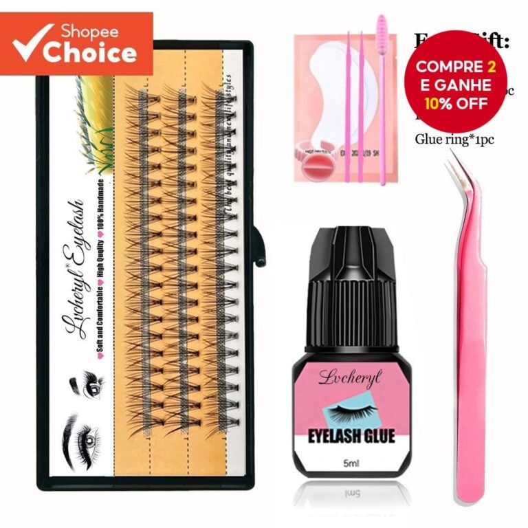 Conjunto de Extensões de Cílios Grossos Autoclav