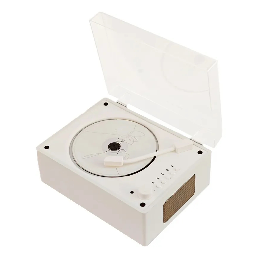 Leitor De Cd De Áudio Portátil Bluetooth Recarregável