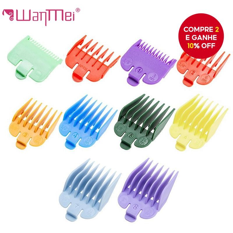 Oito Ou Dez Peças Conjunto Universal Cortador De Cabelo Limite Pentes Guia Acessório Acessórios De B