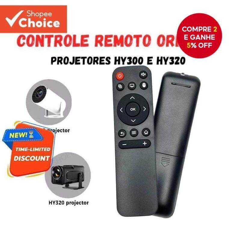 Controle Remoto Do Projetor HY300PRO Para Substitu