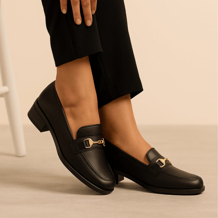 Sapato Mocassim Feminino Bico Quadrado Agatha Orig