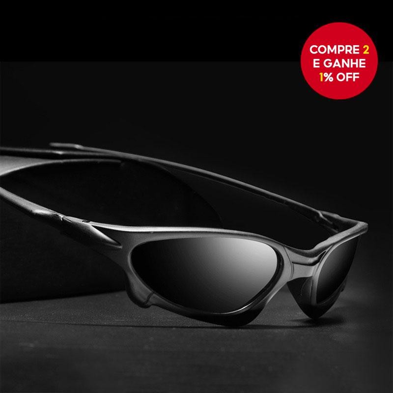 Óculos De Sol Retrô Masculinos  Armação Leve Com Proteção UV Para Motocicleta/Ciclismo
