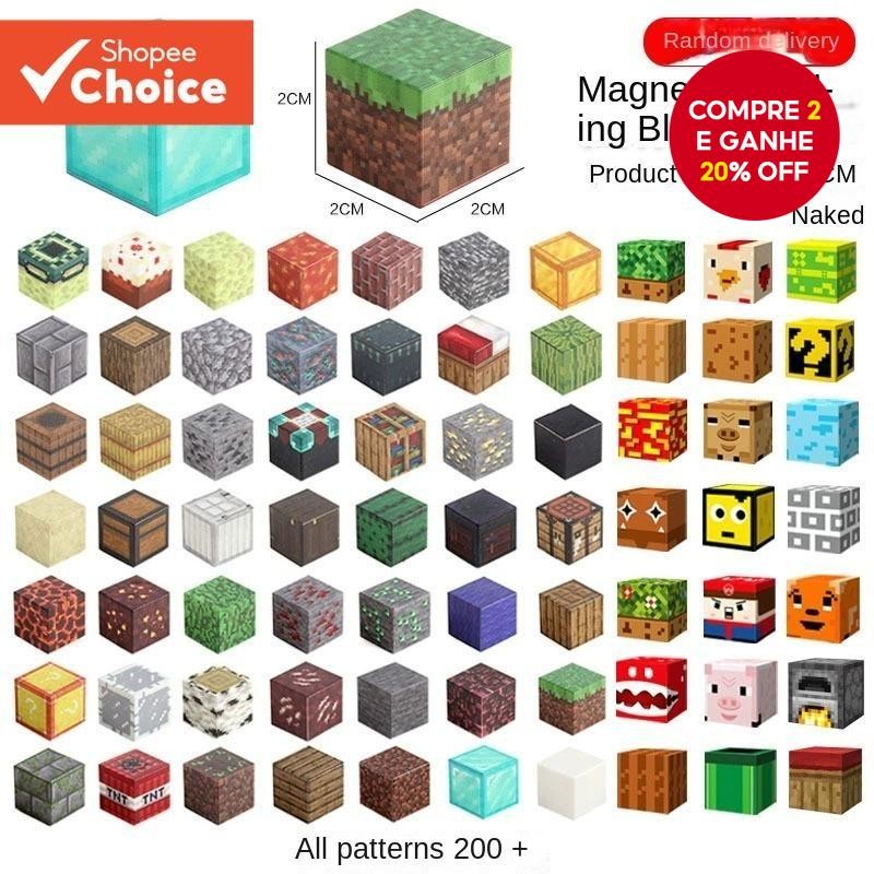 Conjunto De Blocos De Construção Magnéticos Quebra-Cabeça De Cena Mundial Modelo 3D Brinquedo Presen