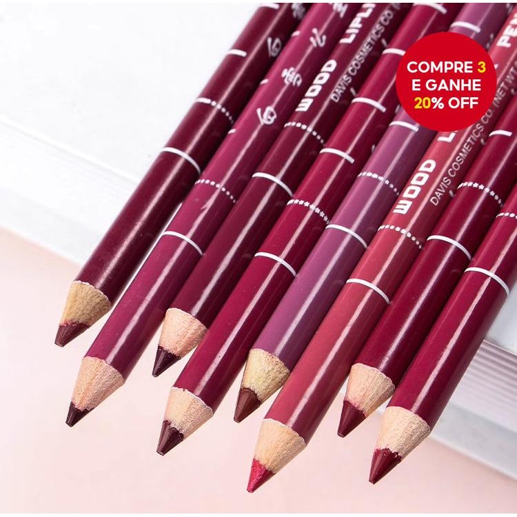 Vem Com Um Apontador De Lápis-Delineador Labial ,