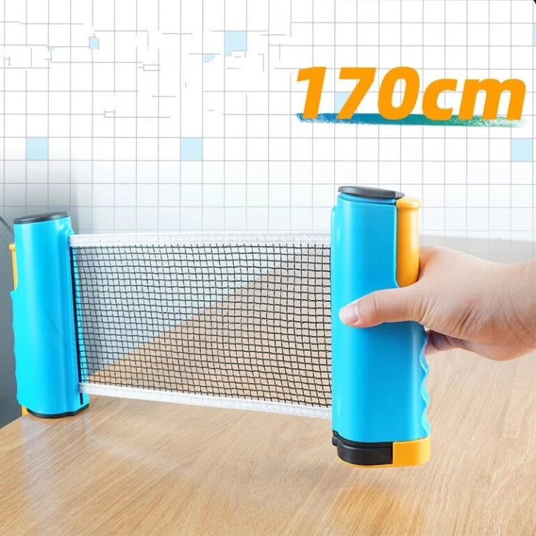 Kit portátil de tênis de mesa: 3 bolas, 2 raquet