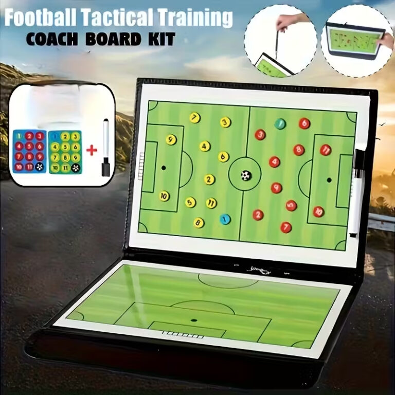 Prancheta Tatica de Futebol capa de couro dobráve