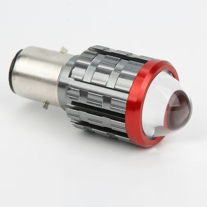 1 peça 12V-80V alto brilho LED farol da motocicleta feixe alto/feixe baixo H6/BA20D H4 1200lm farol