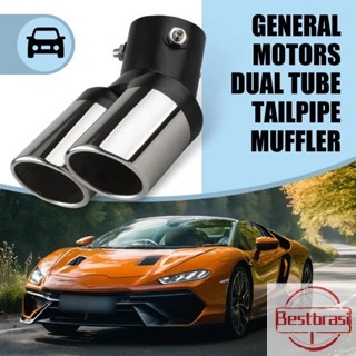 Universal Reto Bisel Saída Dupla Ponta Escapament