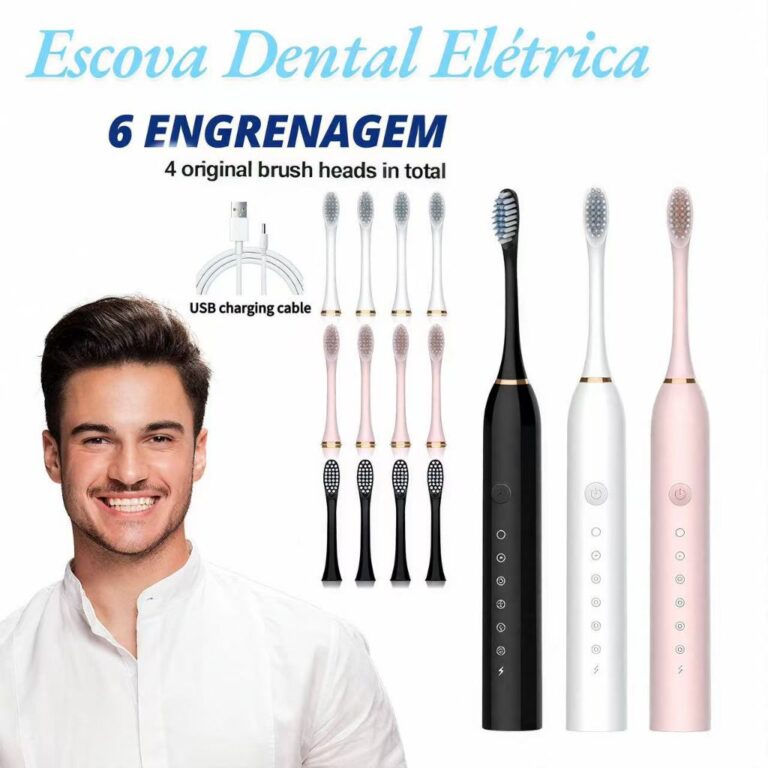 Escova de dentes elétrica recarregável Sonic IPX