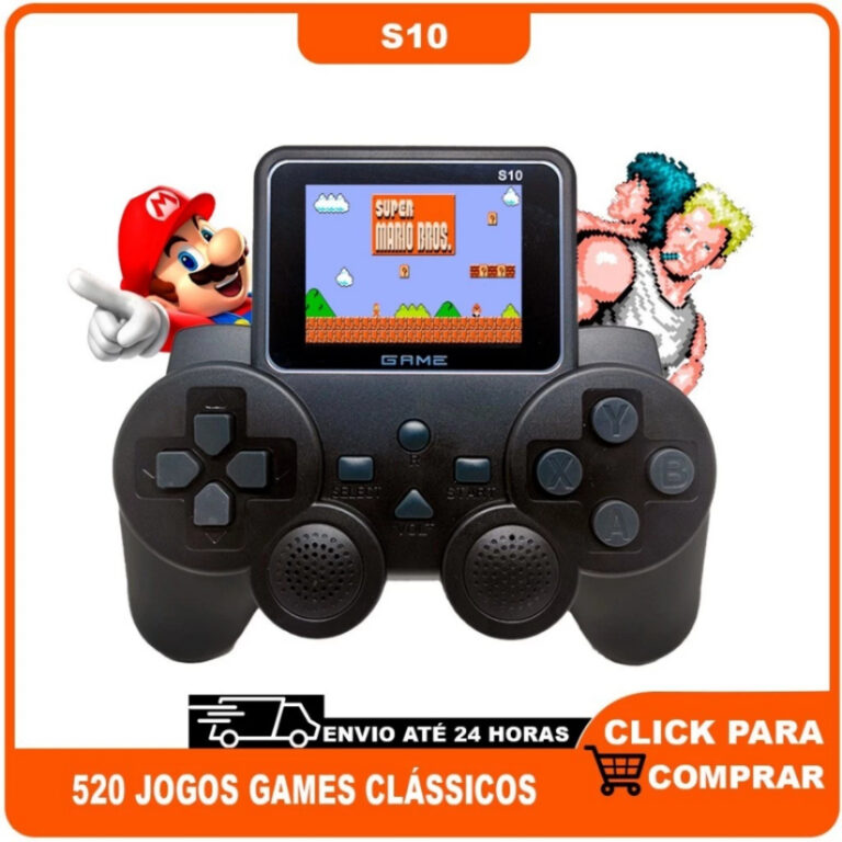 Vídeo Game Console Controle Gamepad Game Player S