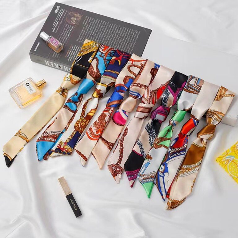 Lenço Decorativo Clássico Retro Slim Estreito pa