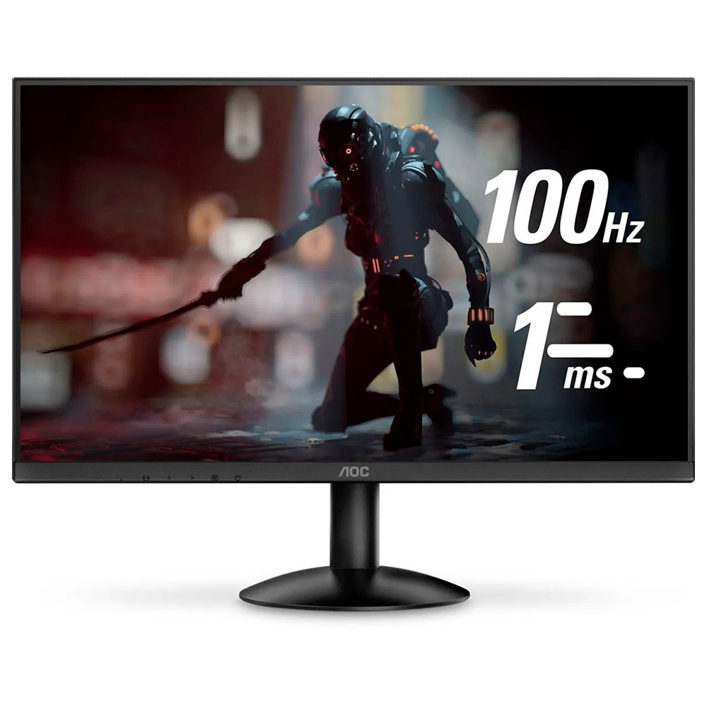 Monitor Gamer AOC 23,8 FHD VA 100Hz 1MS HDMI VGA Preto – 24B30HM2