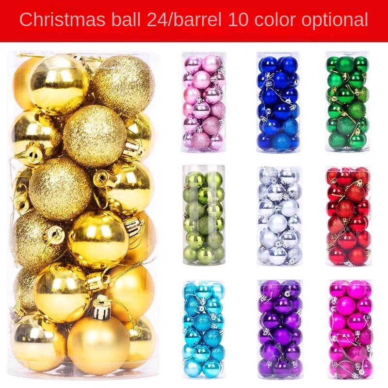 Decorações De Bola De Natal Festival Árvore Pendurado Bolas Barril Grande Para Carregamento Galvaniz