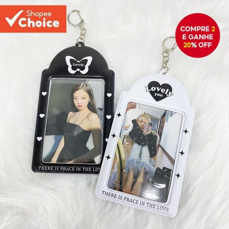 Ins Photocard Protector com Mangas Fotográficas e