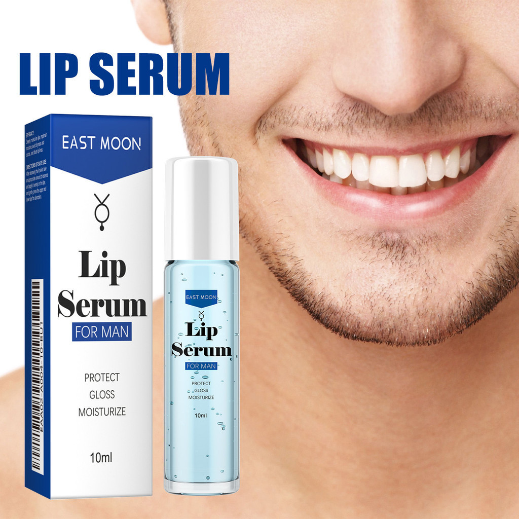 Soro Labial Para Homens Hidratante Clarear Linhas Finas Rachadas Reparação Seca Clareamento Da Pele