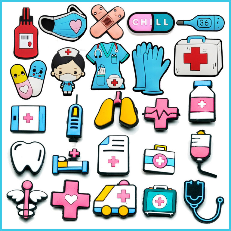 Sapato Encantos Decorações Pinos PVC Bonito Saú