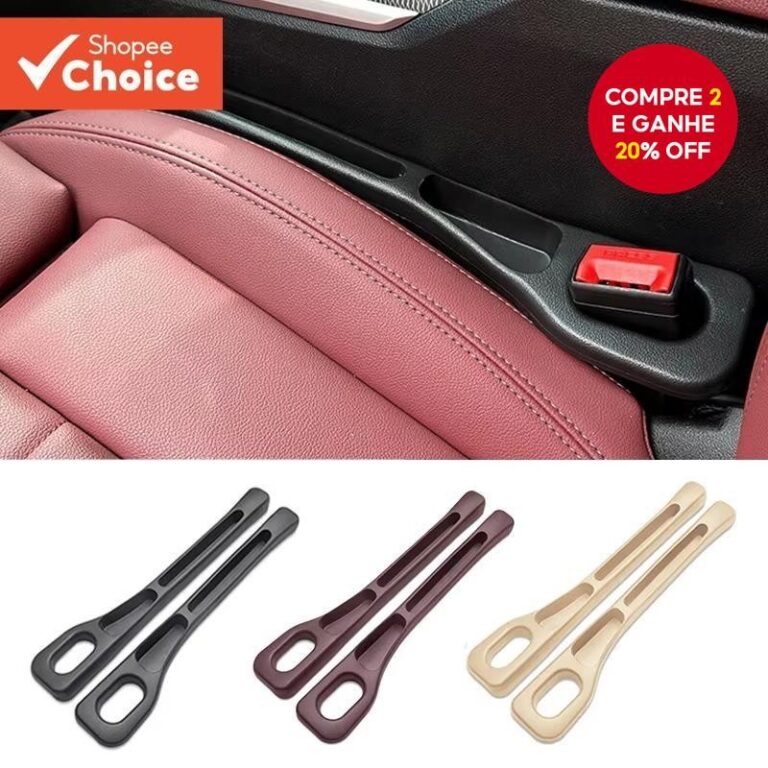 1 Par De Assento De Carro Gap Filler À Prova De V