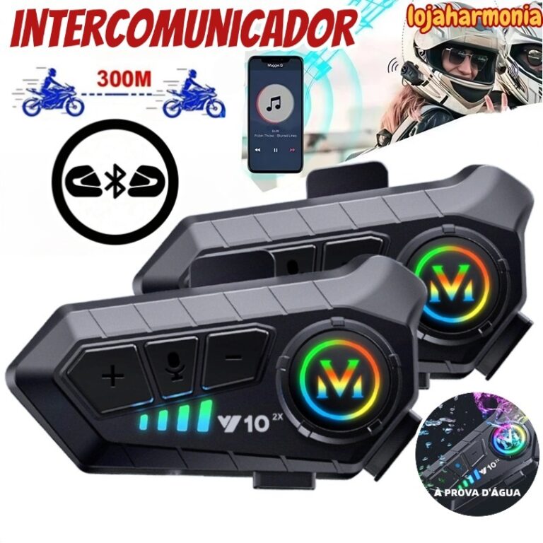 1PC/2PCS Intercomunicador Fone De Capacete Interco