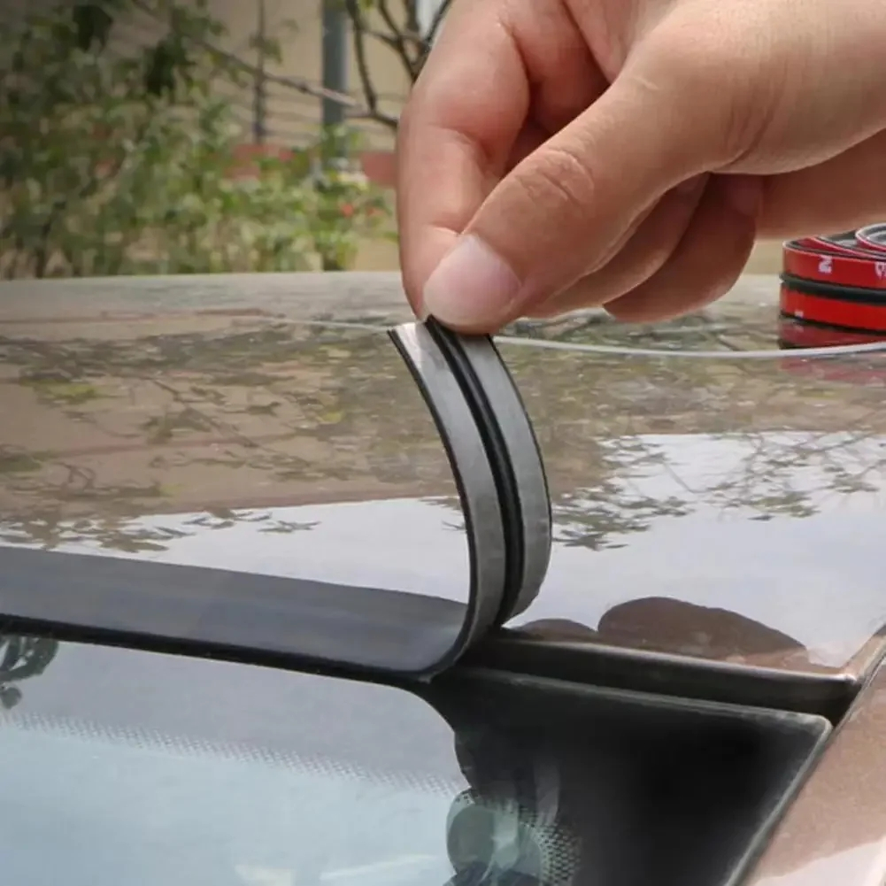 2M Tiras De Vedação De Borda Carro De Borracha Auto Telhado Pára-Brisa Selante Protetor Janela Fita