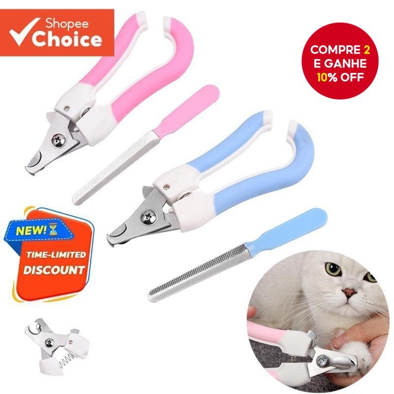 Cortador De Unhas Para Animais De Estimação Em Aço Inoxidável-Tesoura Cuidar De Cães E Gatos Cuidado