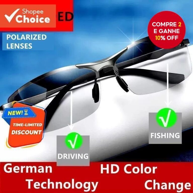 Óculos De Sol Polarizados Diurnos E Noturnos-Foto