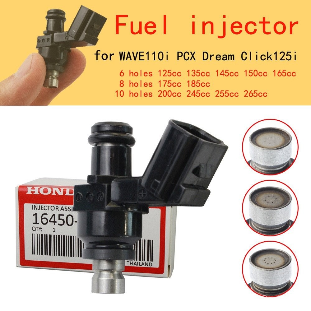 Bico Injetor de Alto Fluxo 4/6/8/10/12 Furos P Cg150/titan/fan150/160 Cb300flex Pop 110 Biz 110 I (1