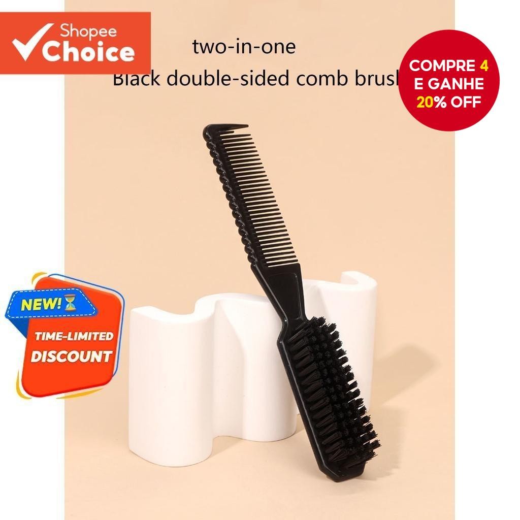 Escova De Limpeza Masculina Profissional-Multiuso Para Modelagem De Barba E Cuidados Com Os Cabelos