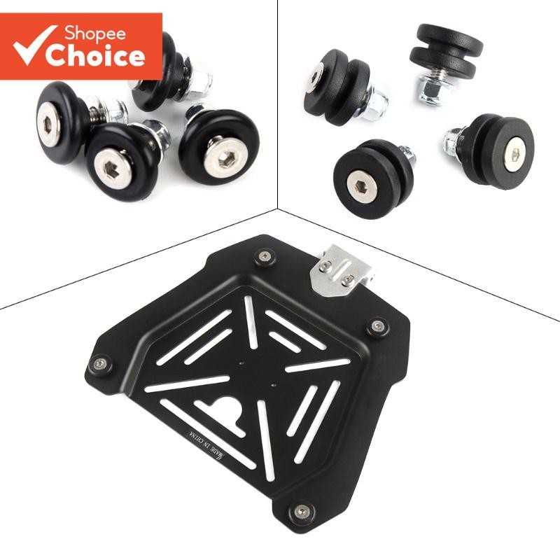 Kool 4 Pack Universal Motorbike Bagageiro Traseiro Caixa De Bagagem Capacetes De Cauda Suporte Do Tr