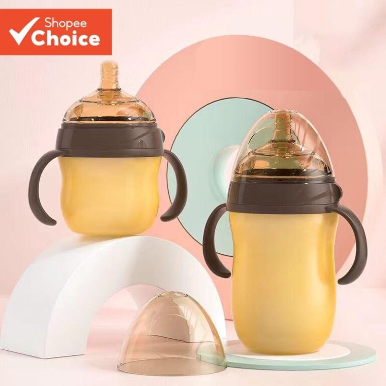 Garrafa De Água Nano Prateada Para Bebês Com Al�