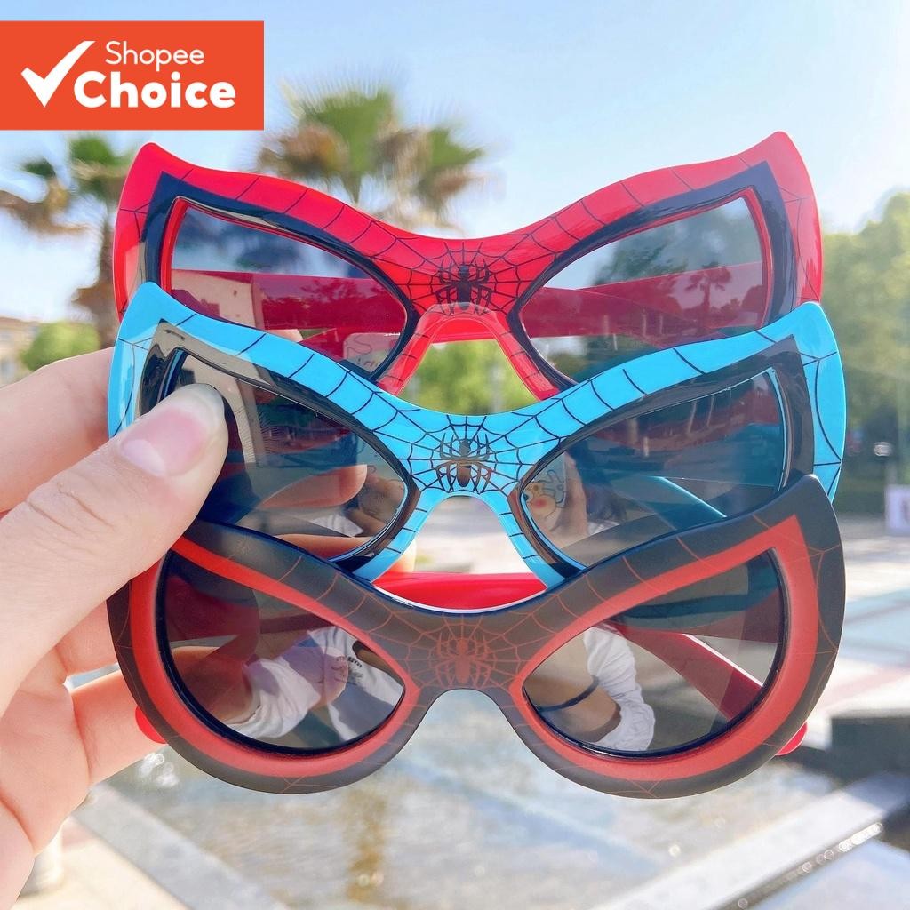 Óculos De Sol Infantis Do Homem-Aranha Para Crianças , Meninos E Meninas  Legais Bebês Presente De A