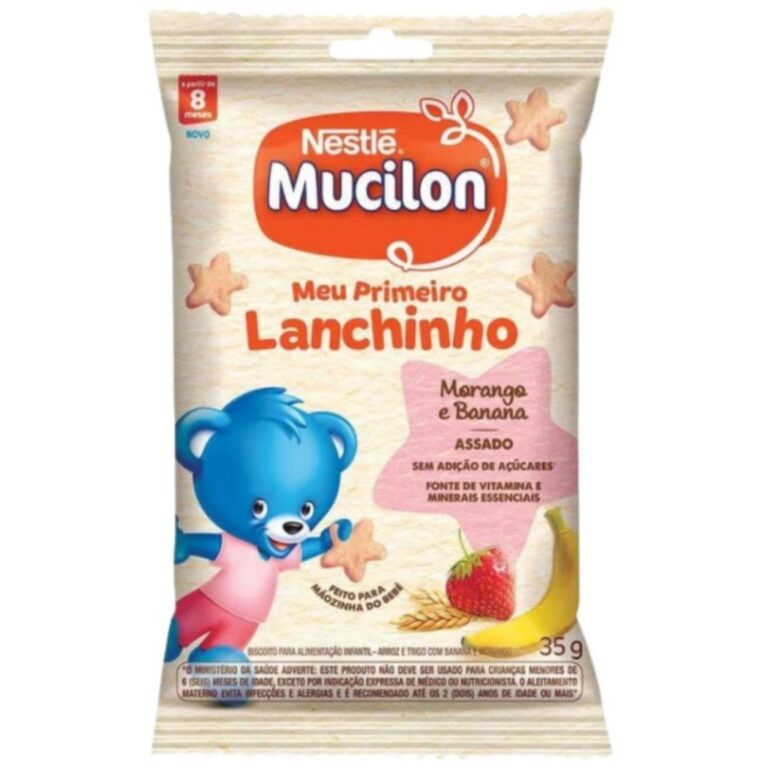 Kit 4 Mucilon Meu Primeiro Lanchinho  5 Sabores Sa