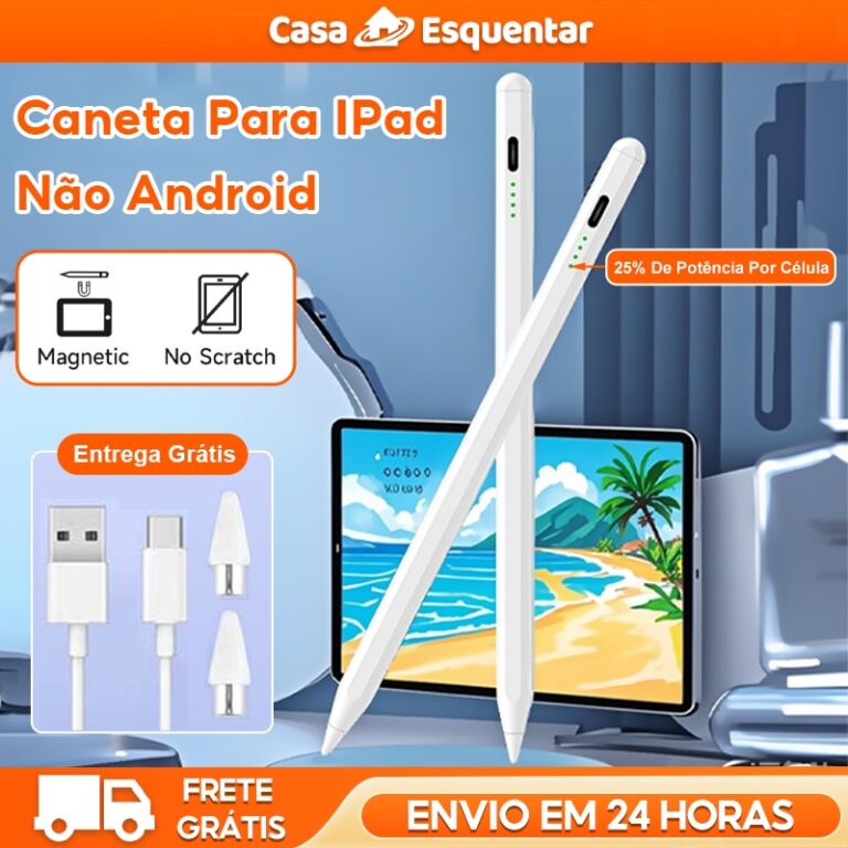 Caneta Stylus Touch p/ iPadAlta Precisão, Ponta F