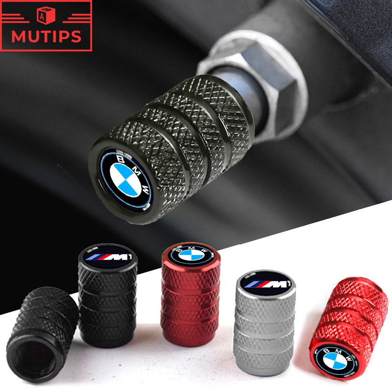 Bmw M 4PCS Bicicleta Carro Motocicleta Tampa De Pneus Ar Da Haste Anti-Pó Para F30 E36 320i F30 X1 E