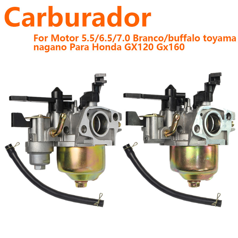 Carburador Motor 5.5/6.5/7.0 Branco/buffalo/toyama/nagano Para GX120 Gx160 Gx168F Gx200
