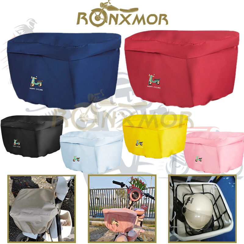 RONXMOR 1PC Novo Protetor De Capa De Cesta Frontal Para Bicicleta Elétrica Chuva De Forro Carga Prot