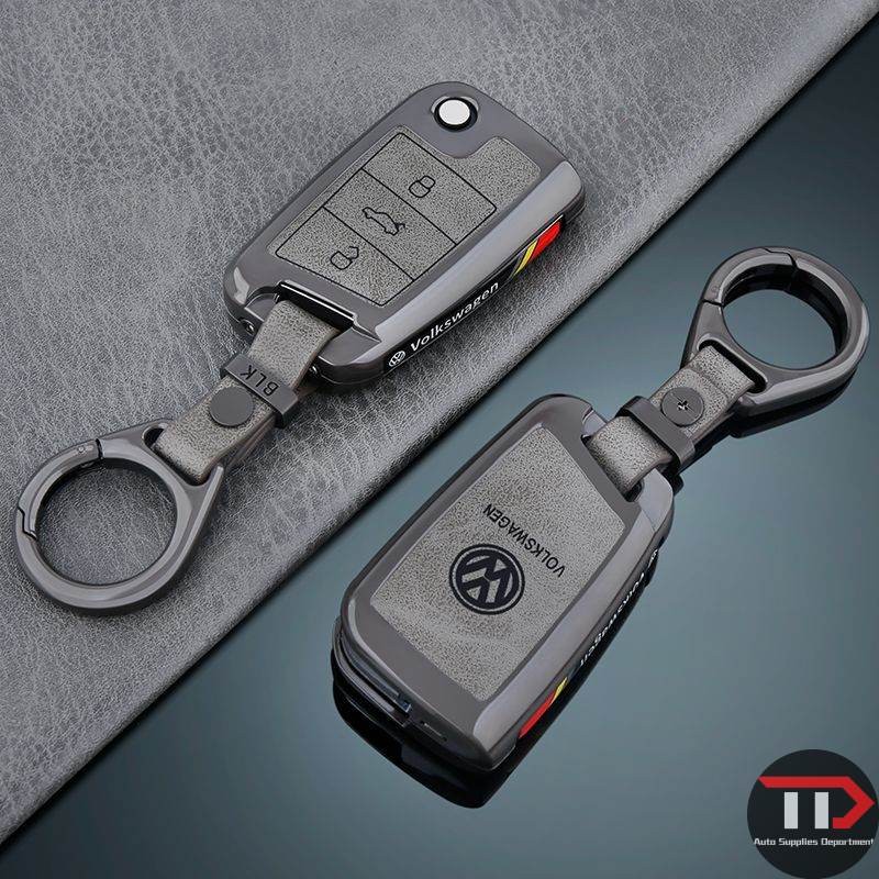 Capa Para Chave De Carro Completa VW Volkswagen Golf 7 MK7 Tiguan MK2 T-roc cross Skoda Octavia Kodi