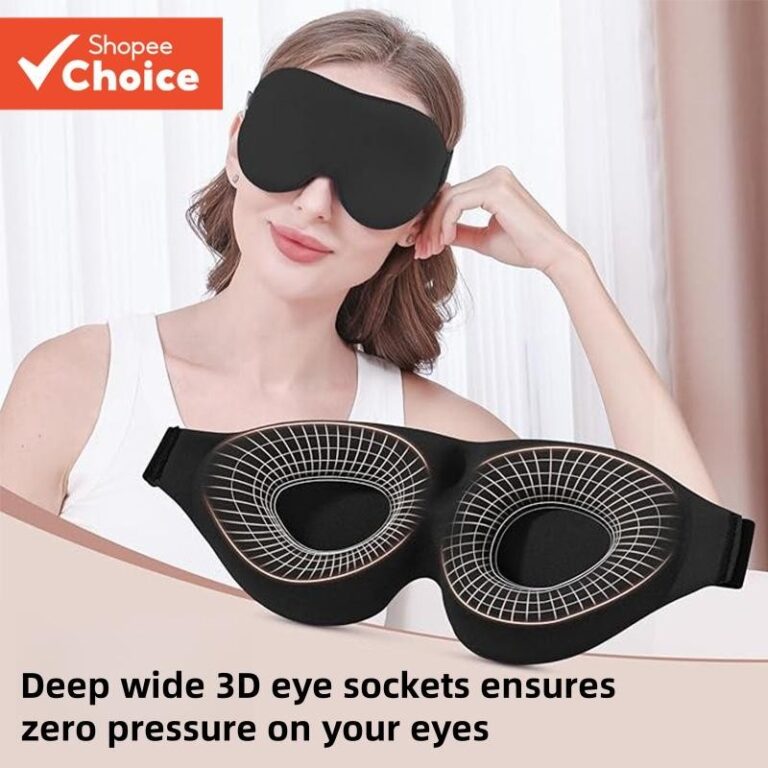 Máscara De Olho Preta De 1 Unidade Para Dormir : 