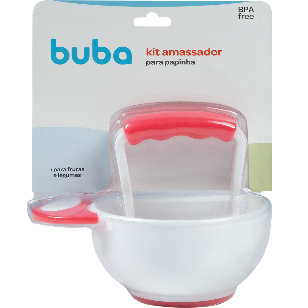 Kit Amassador para Papinha Buba  Preparo de Comida para Bebês – amassador de fruta amassador de comi
