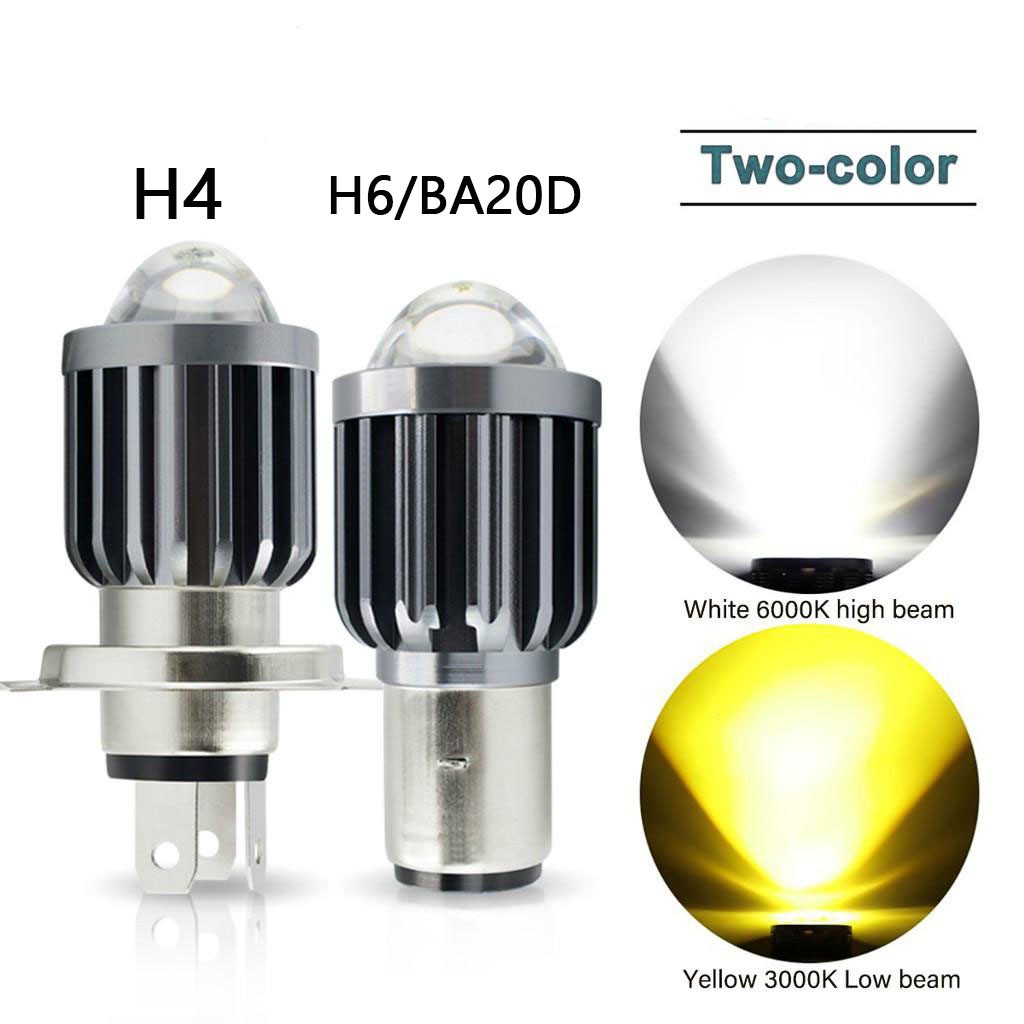 Lâmpada De Farol LED TCYATO Para Motocicleta H4-10000LM Ultra Brilhante 12V BA20D rgb eyeline ilaw s