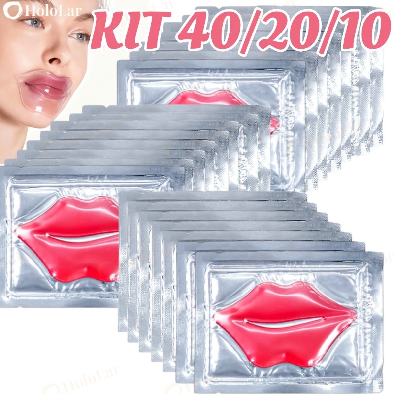 Kit 40/30/20/10 Máscara Labial DADIVA De Mel de colágeno com cristal hidratante para lábios-HL